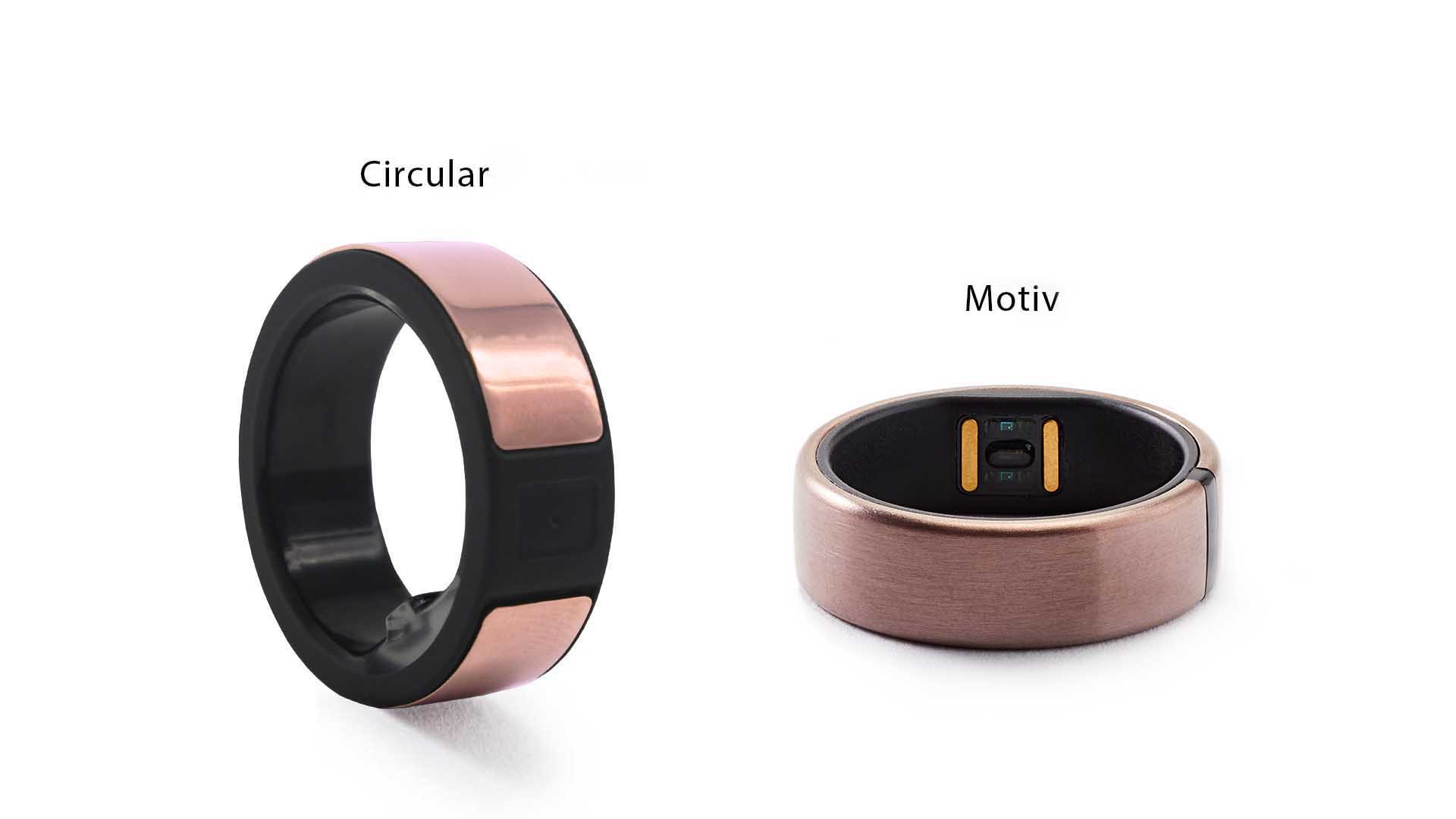 Circular and Motiv smart rings